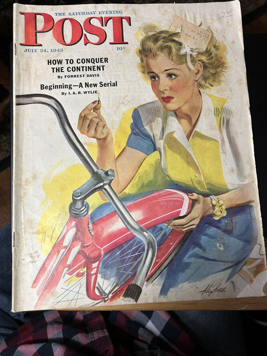 THE SATURDAY'S EVENING POST, JULY 24, 1943, HOW TO CONQUER THE CONTINENT