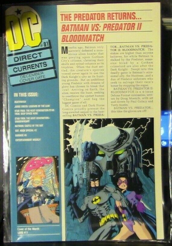 DC Comics Presents: DC Direct Current Comic Book Newsletter