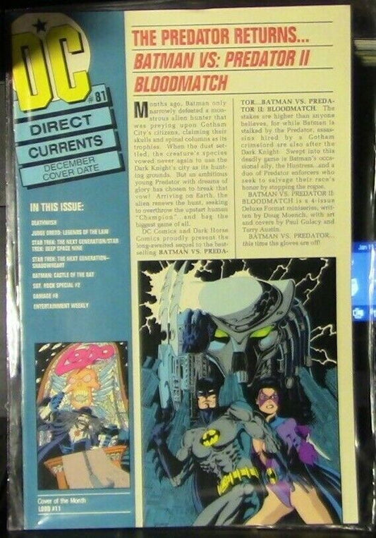DC Comics Presents: DC Direct Current Comic Book Newsletter