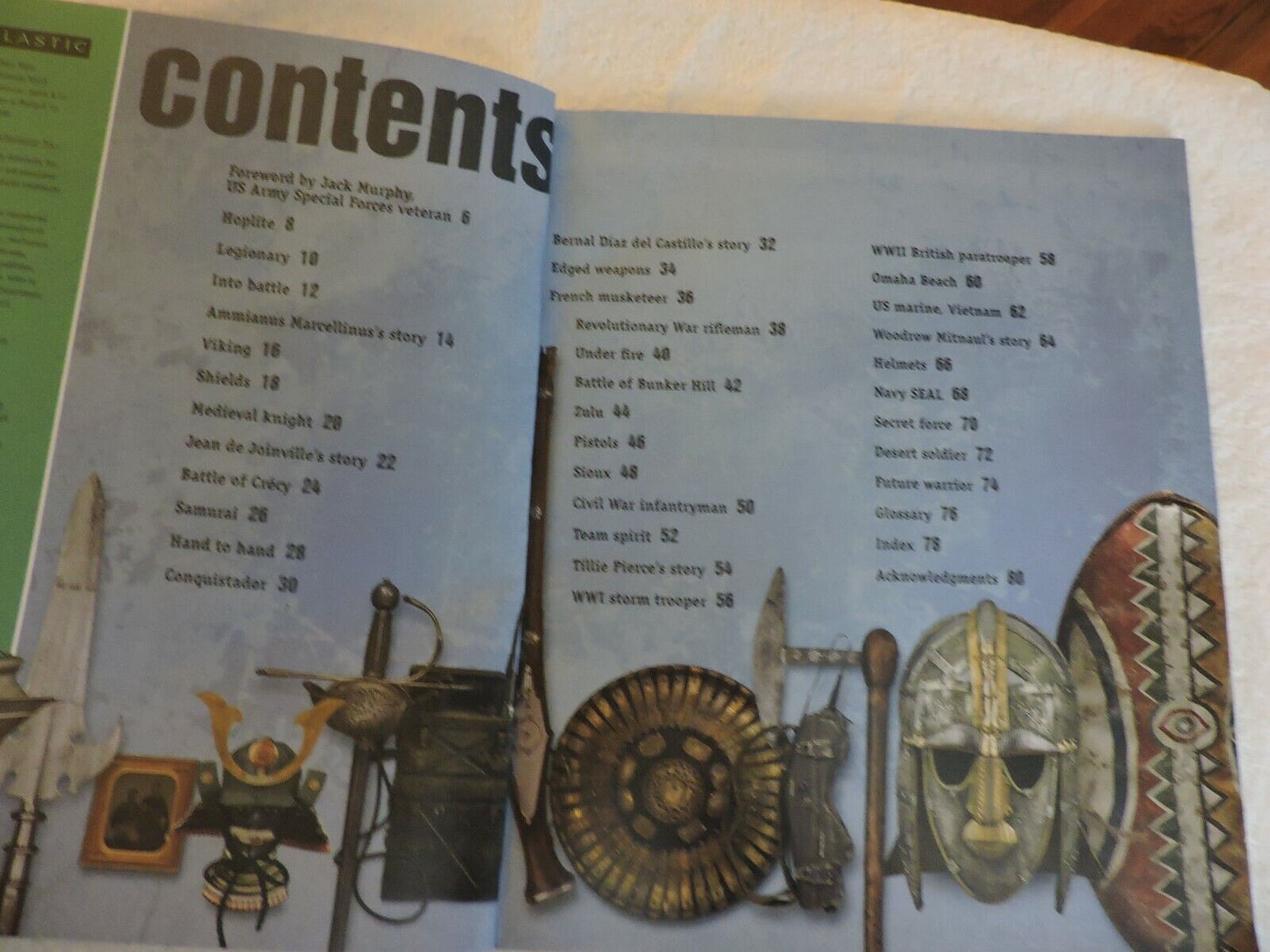 SCHOLASTIC,   WARRIORS;  THE GREATEST FIGHTERS IN HISTORY
