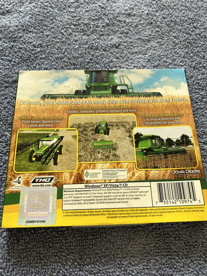 DRIVE GREE: FARM THE HEARTLAND WITH GENUINE JOHN DEERE! PC CD-ROM 2008