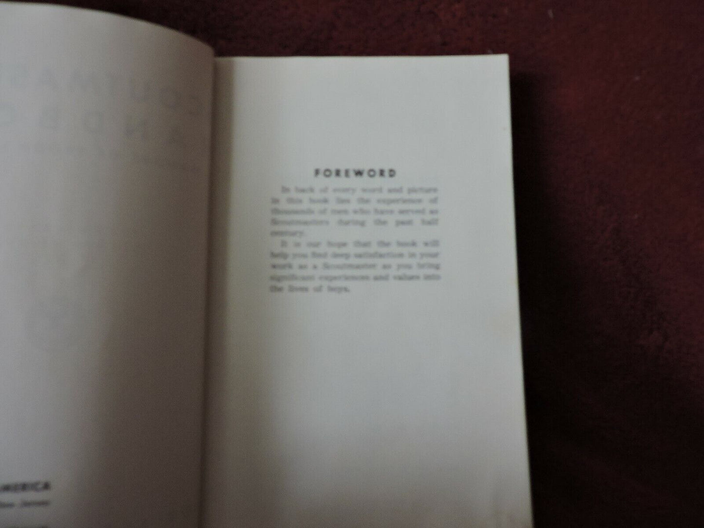 SCOUTMASTER'S HANDBOOK 1959