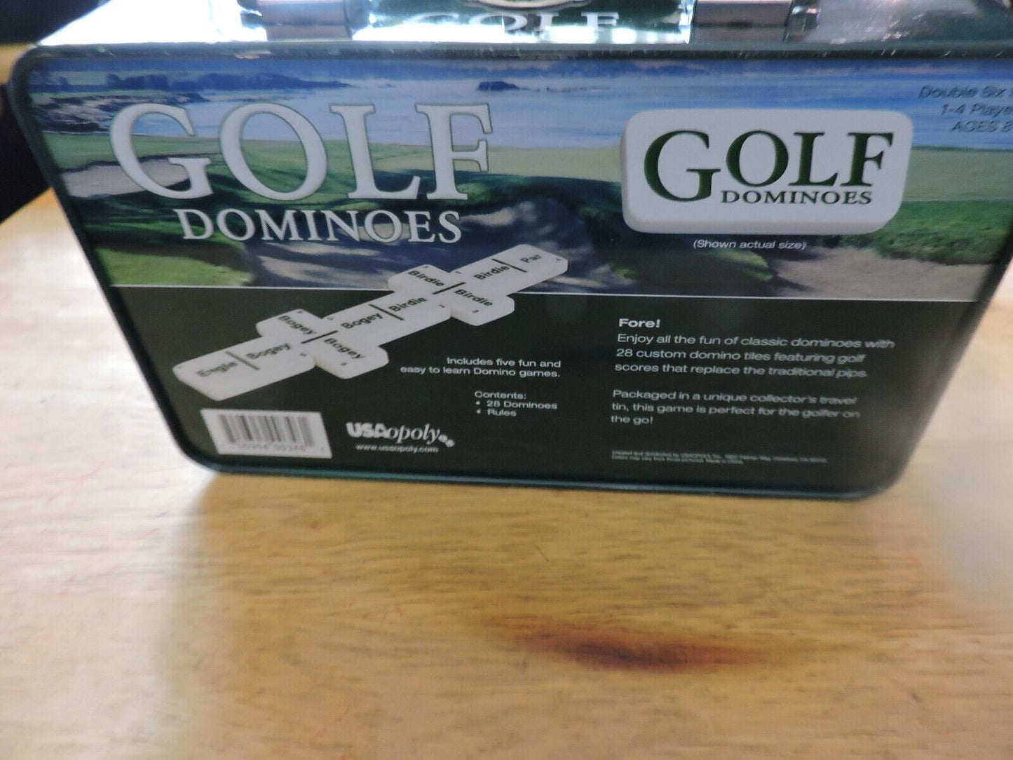 GOLF DOMINOES (28 TILES & INSTRUCTIONS)