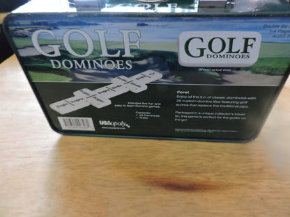 GOLF DOMINOES (28 TILES & INSTRUCTIONS)
