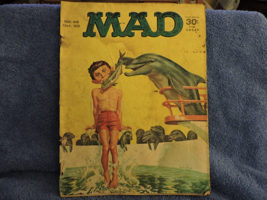VINTAGE MAD MAGAZINE  NO 98 OCTOBER 1965  * HUMOR COMIC DATING