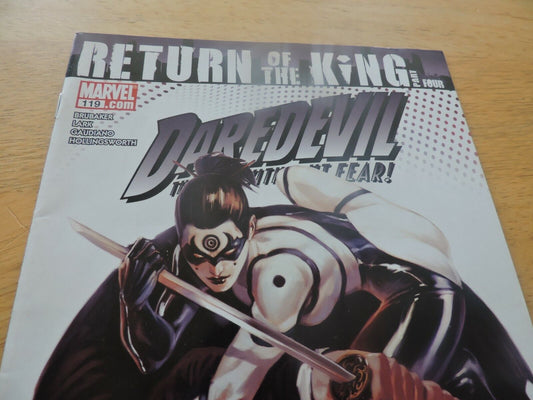 DAREDEVIL THE MAN WITHOUT FEAR- RETURN OF THE KING PART 4 #119 AUGUST  2009