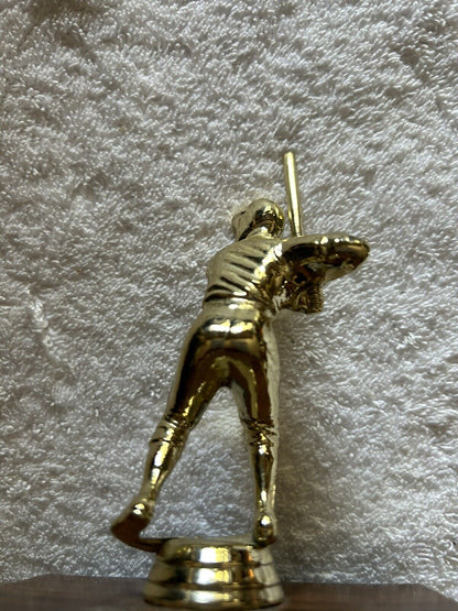 TROPHY: BASEBALL BATTER 5.25X4X3.5 INCHES