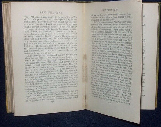 The Weavers Gilbert Parker Tale of England & Egypt 50 Years Ago 1907 Illustrated