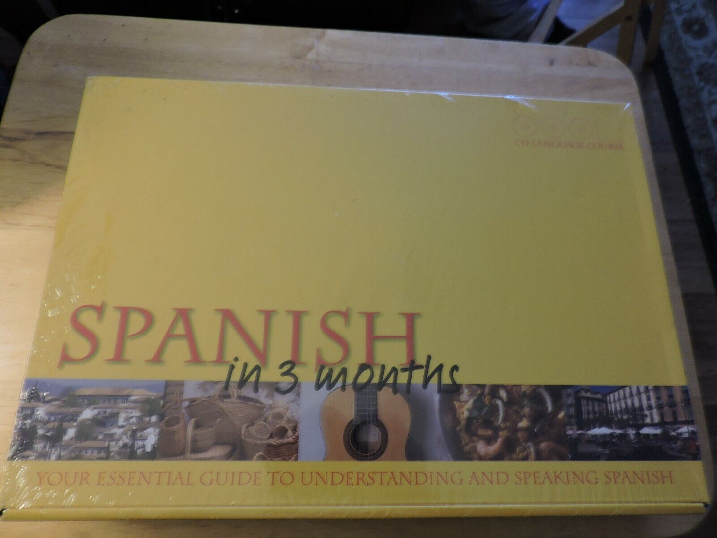 SPANISH IN 3 MONTHS CD LANGUAGE COURSE NIB