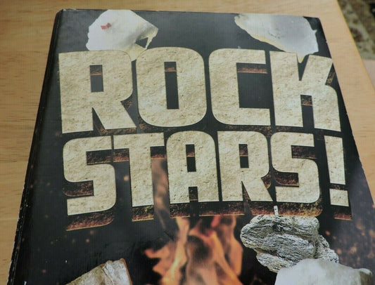 ROCK STARS! SCHOLASTIC BOOK WITH COLLECTION OF 9 ROCKS 2015