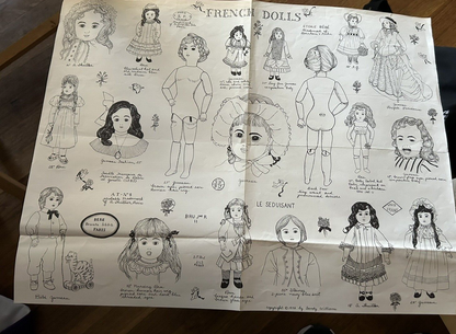FRENCH DOLLS  1979 BY SANDY WILLIAMS--SCHNEIDER FILA PARIS
