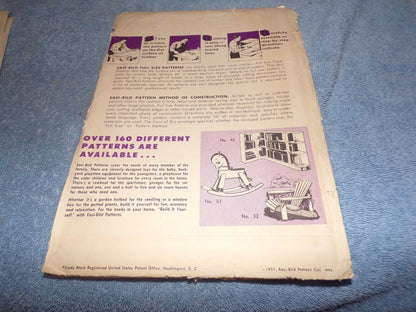 1951 Build It Yourself No 38 Tauton Corner Cupboard Easi-Bild