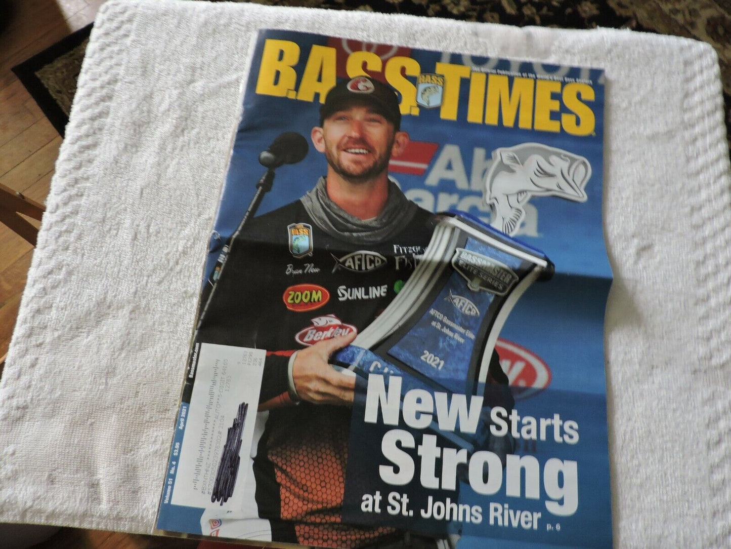 B.A.S.S. TIME,  LOT OF 4: JANUARY, FEBRUARY,  APRIL,  MAY 2021