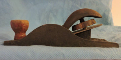 VINTAGE WOOD PLANER WITH WOOD HANDLE  7" MADE IN U.S.A.