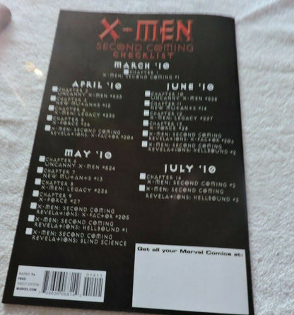 X-MEN: SECOND COMING PREPARE   2010  UNGRADED