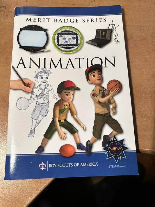 Official Boy Scout Merit Badge "Animation" Current Printing