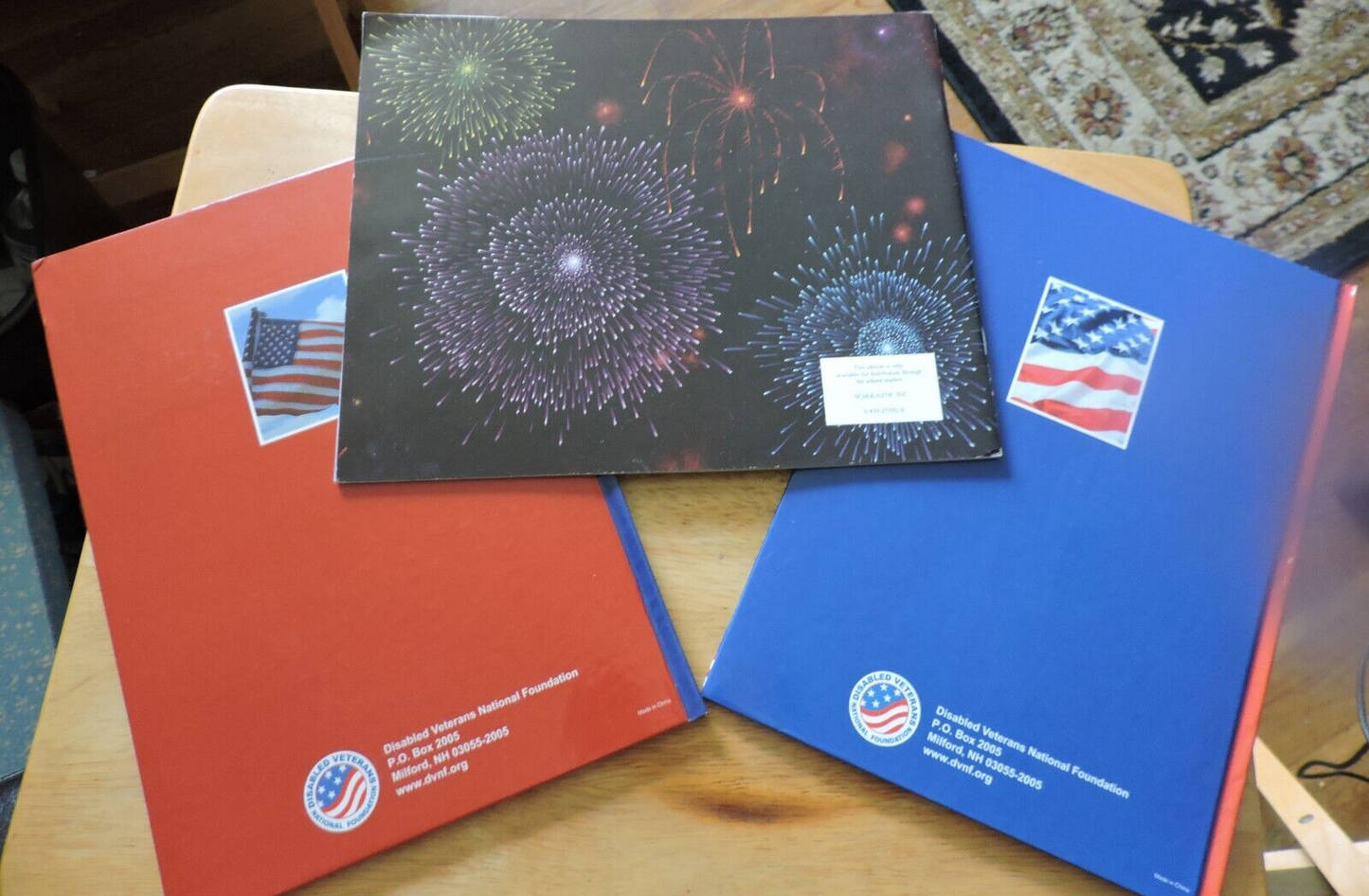 GOD BLESS AMERICA (2) & THE FLAG WE LOVE: PATRIOTIC BOOK LOT OF 3