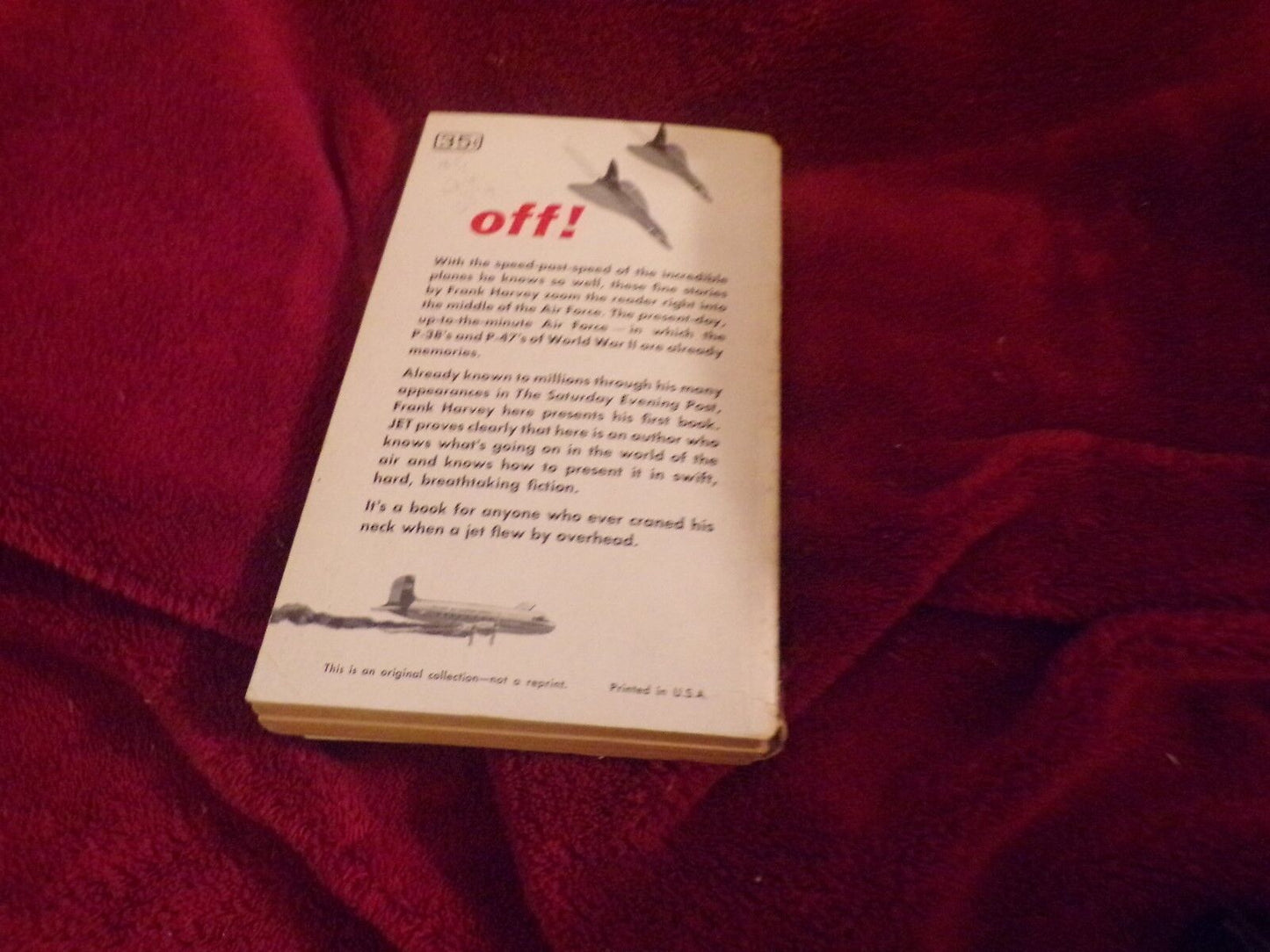 Vintage (1954) Book: Jet by Frank Harvey: Stories of the Air Force on Guard