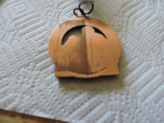 SANTA CLARA VELLEY WRESTING ASSOCIATION MEDAL ON WHITE RIBBON