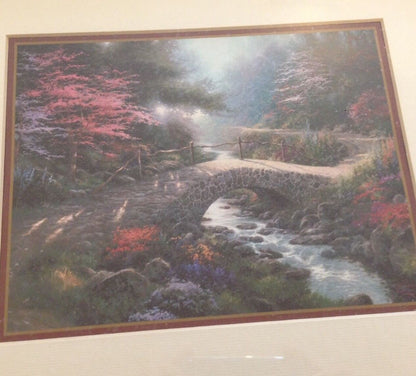 BEAUTIFULLY FRAMED ART- Stream/Trees...