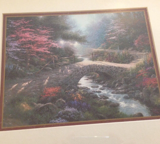 BEAUTIFULLY FRAMED ART- Stream/Trees...