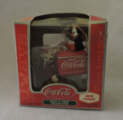 Vintage Coca-Cola Trim a Tree Collection Christmas Ornament
