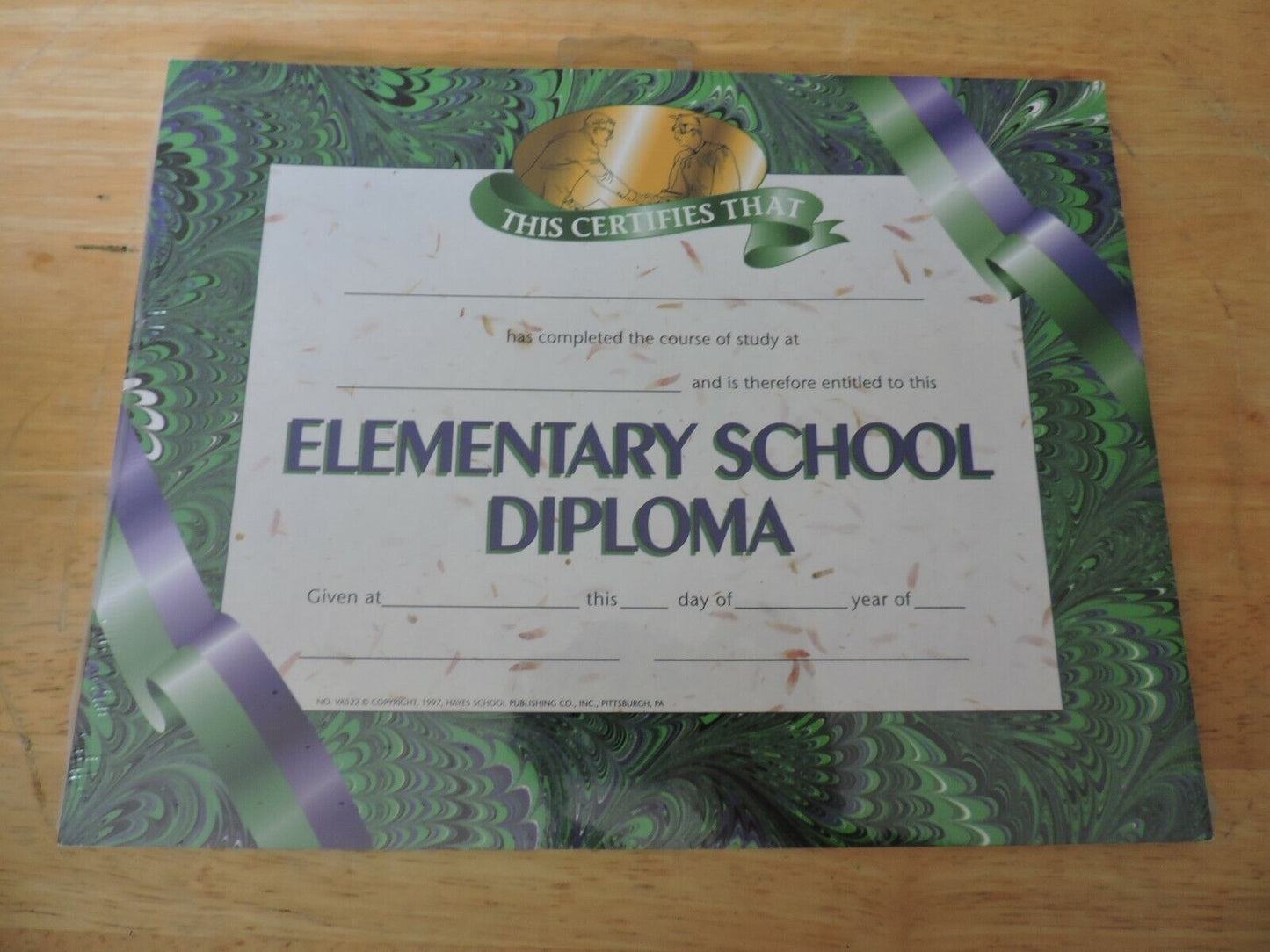 Elementary School Diploma Certificate  NEW pack of 25