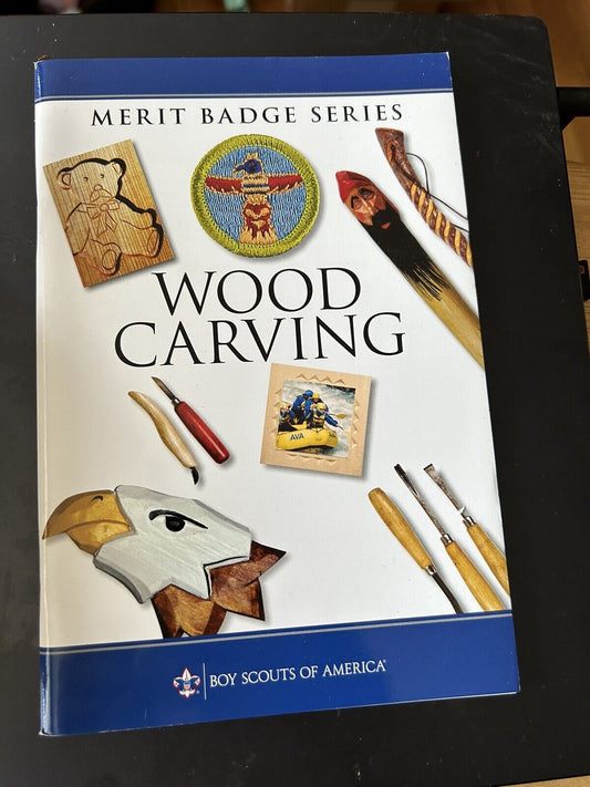 Official Boy Scout Merit Badge "Wood Caving" Current Printing