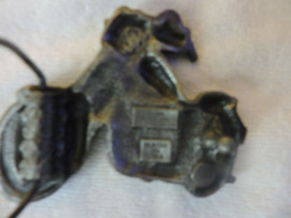 1979 BERGAMOT BRASS WORKS MOTORCYCLE BELT BUCKLE 3.5X3 INCHES