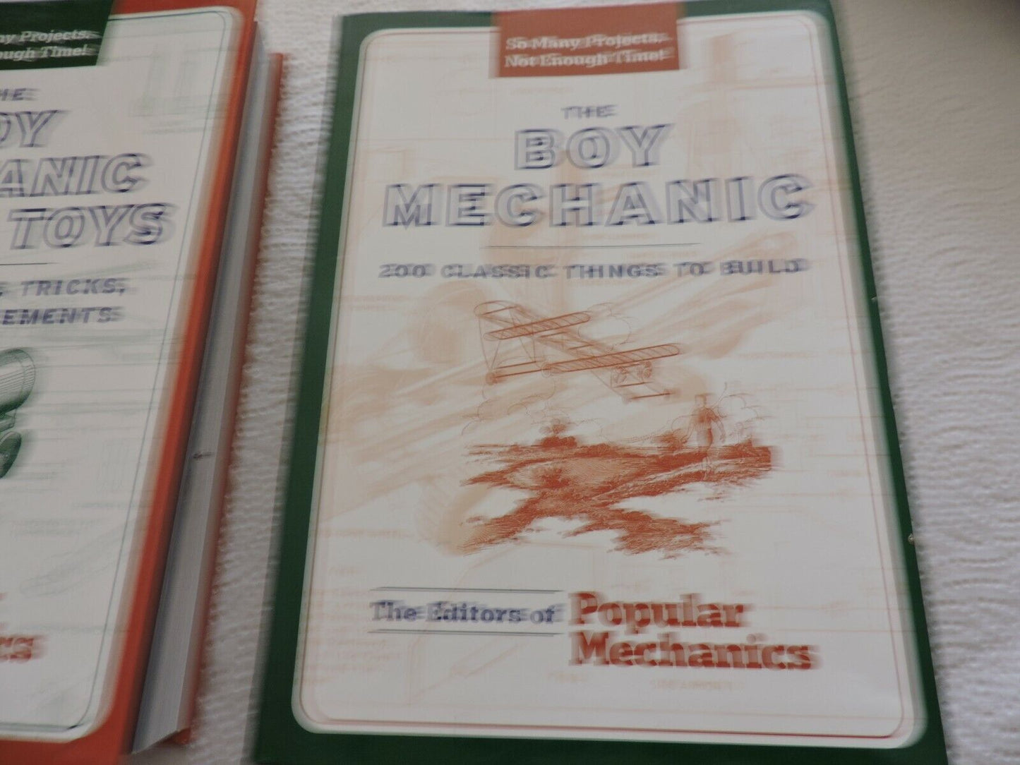THE BOY MECHANIC 2 BOOK SET: 159 GAMES, TOYS, TRICKS, & OTHER AMUSEMENTS: 200CLA