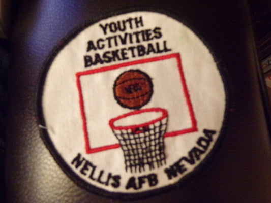 Youth Activities Basketball Nellis AFB Nevada Patch
