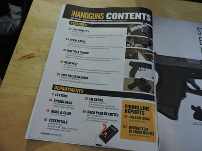 HANDGUNS  JUNE/JULY 2017  EXCLUSIVE HOLSTER BUYER'S  GUIDE