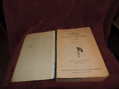 VINTAGE 1944 JUNIOR ROTC MANUAL WITH BONUS NEWS LETTERS FROM 1944
