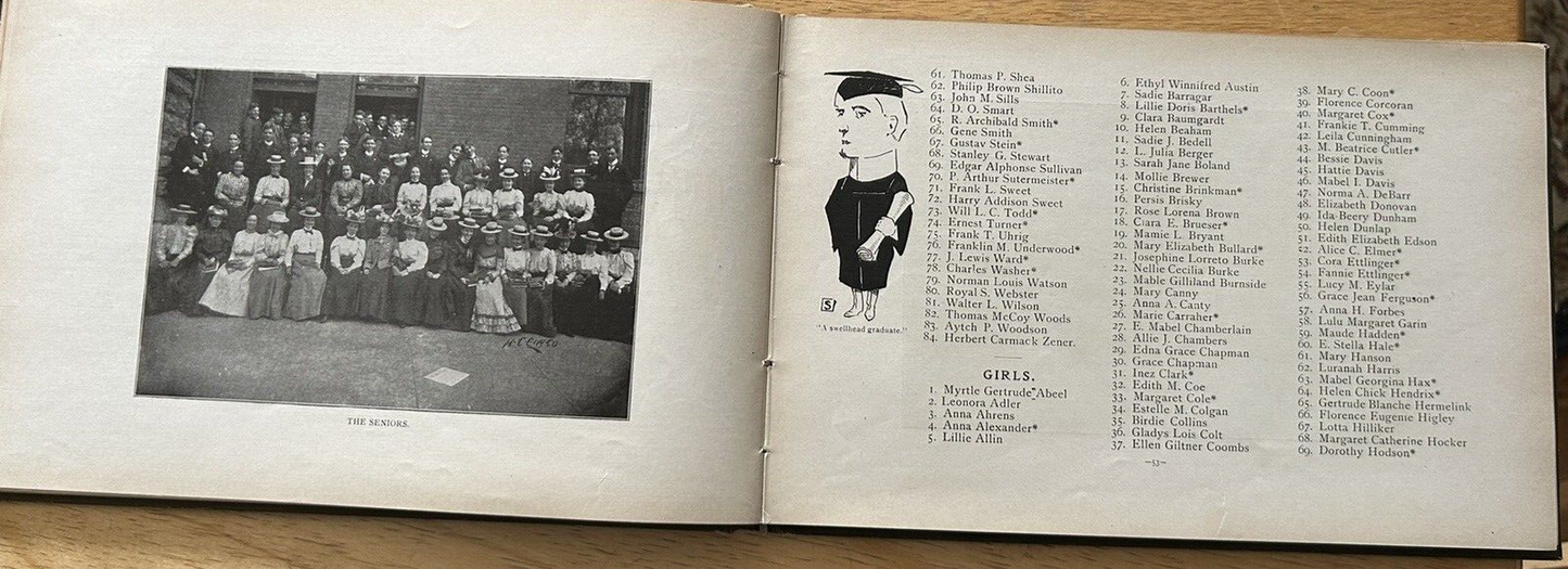 THE CENTRALIAN CLASS OF 1899 FIRST CENTRAL HIGH SCHOOL ANNUAL