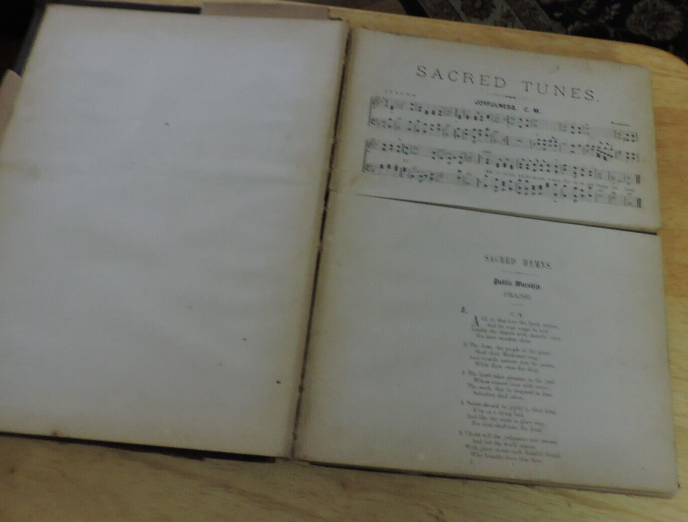 SAINTS HARMONY: A COLLECTION OF HYMNS AND SPIRITUAL SONGS  1889
