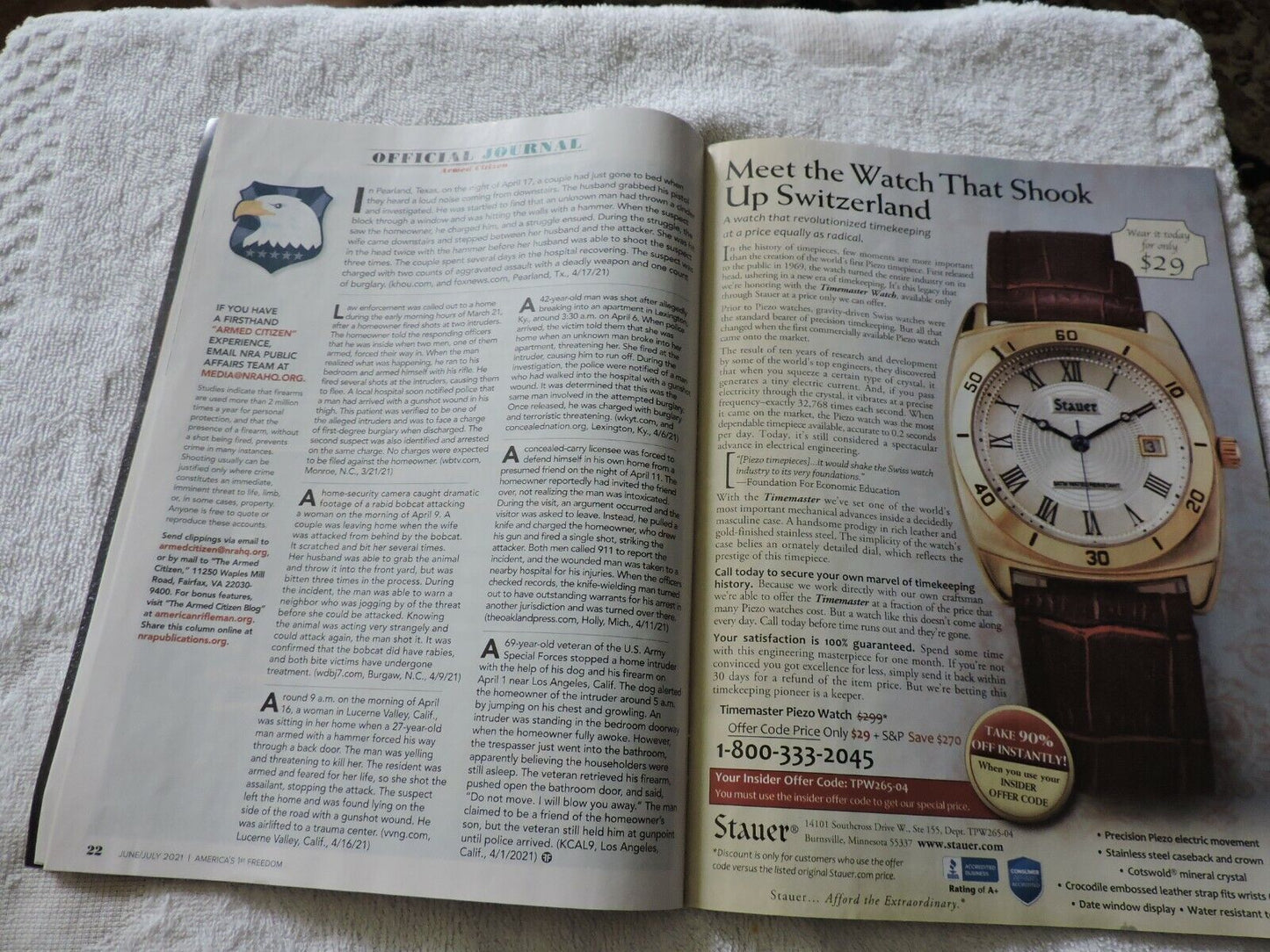 AMERICA'S 1ST FREEDOM MAGAZINE JUNE/JULY 2021