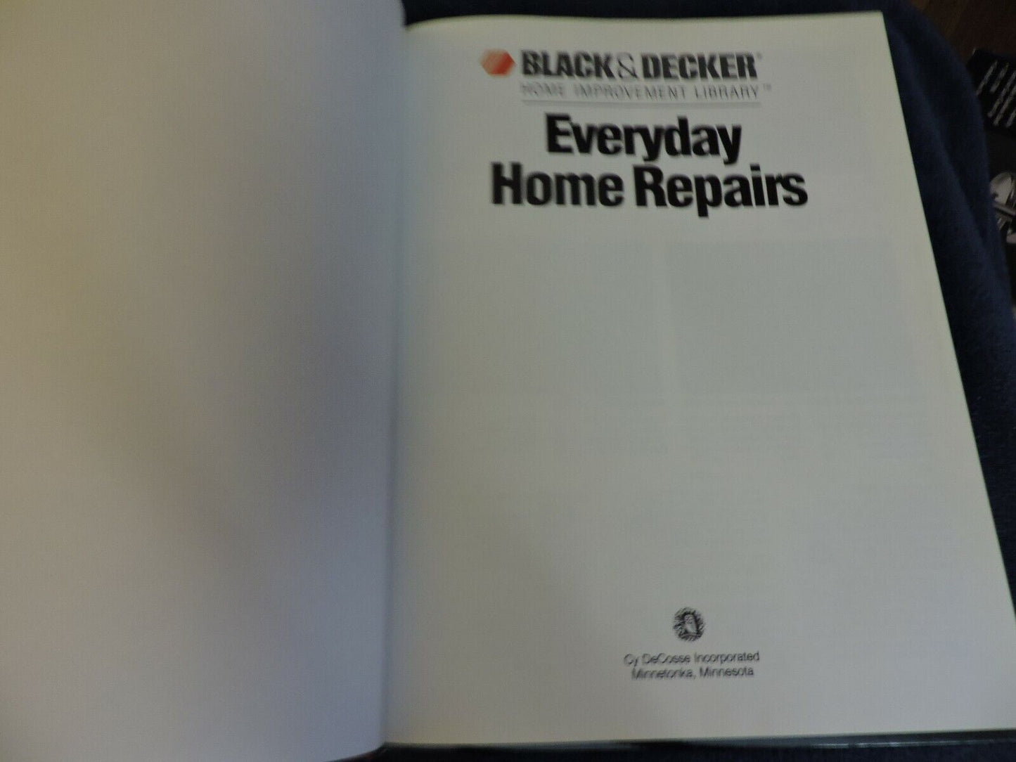 HOME IMPROVEMENT--EVERY DAY HOME REPAIRS-BLACK & DECKER HOME IMPROVEMENT LIBRARY