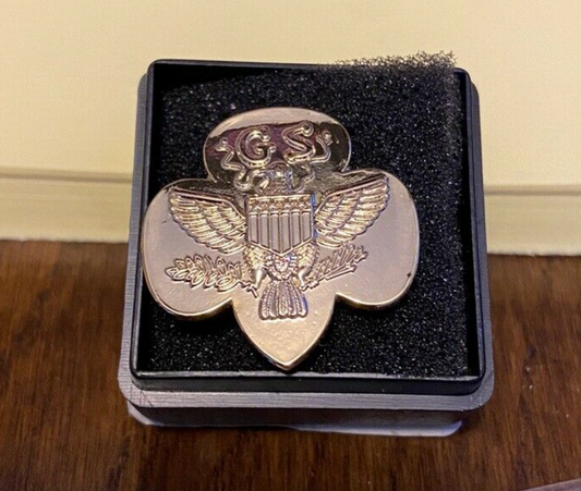 Official Girl Scout Traditional Membership Pin-Gold Plated