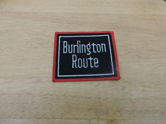Burlington Route Patch--3.25 x 2.75 inches