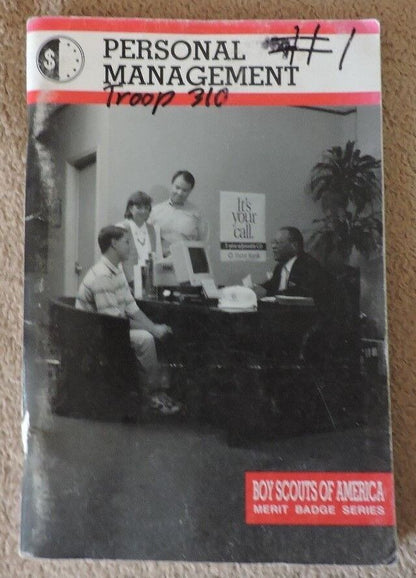 Merit Badge Series "Personal Management"  2002 Printing of the 2000 Revision