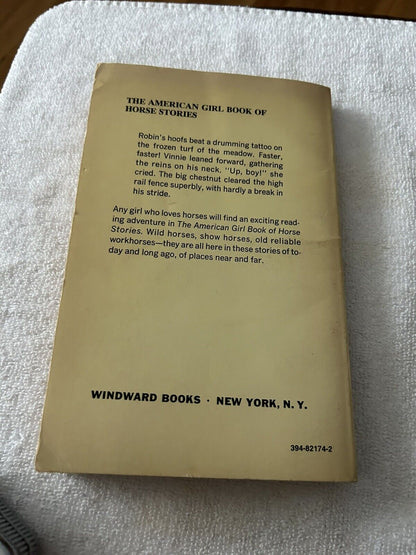 THE AMRICAN GIRL BOOK OF HORSE STORIES 1963