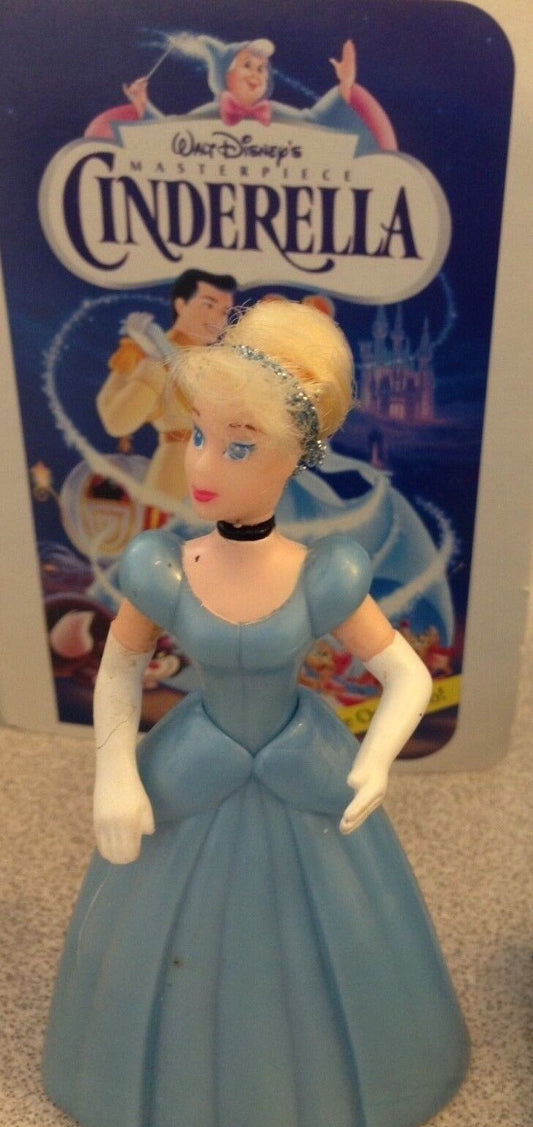 WALT DISNEY - SET OF 4 DISNEY PRINCESS FIGURINES-HAPPY MEAL COLLECTABLES