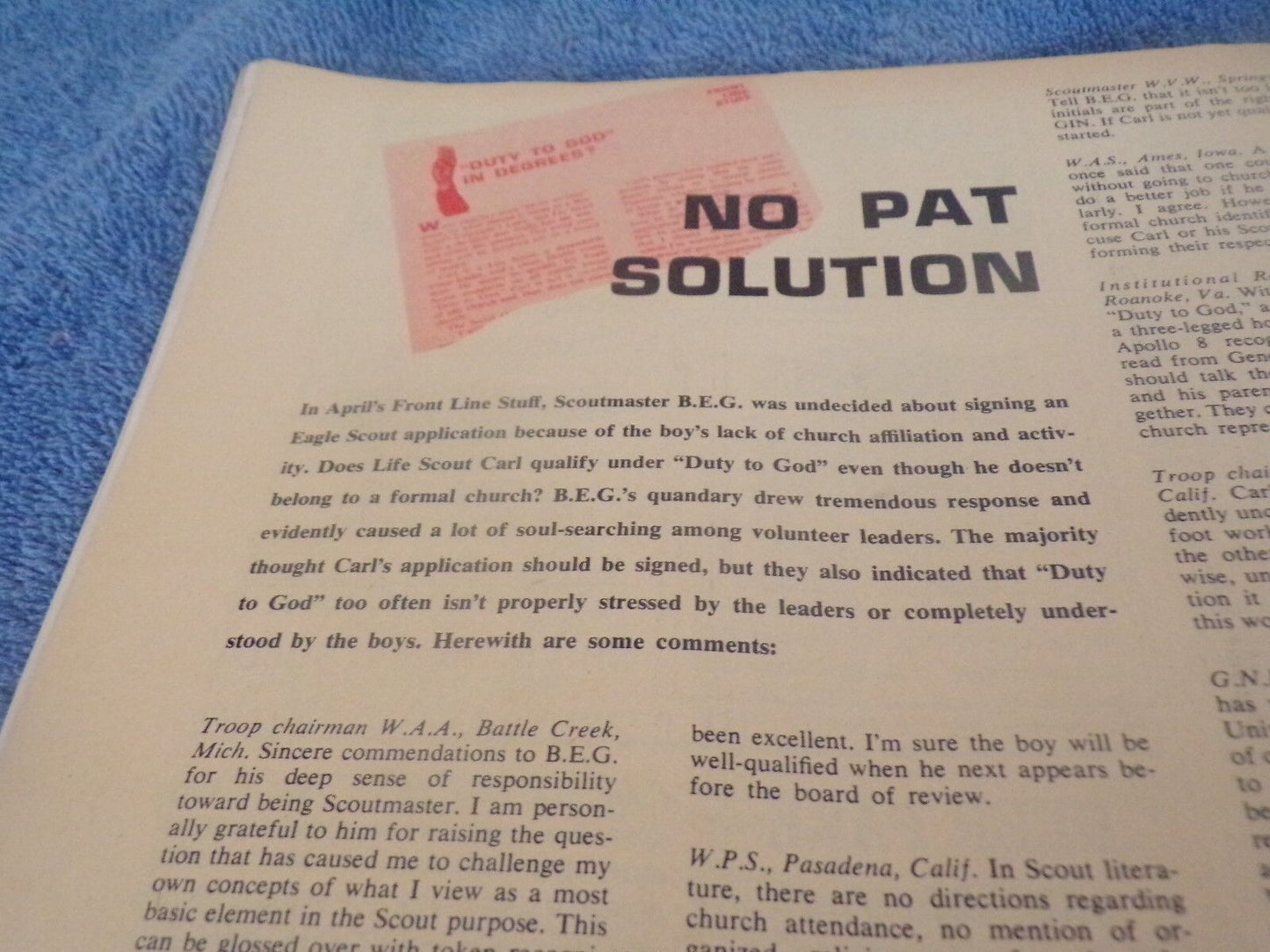 Scouting: A Magazine for Adults (September. 1969 printing)