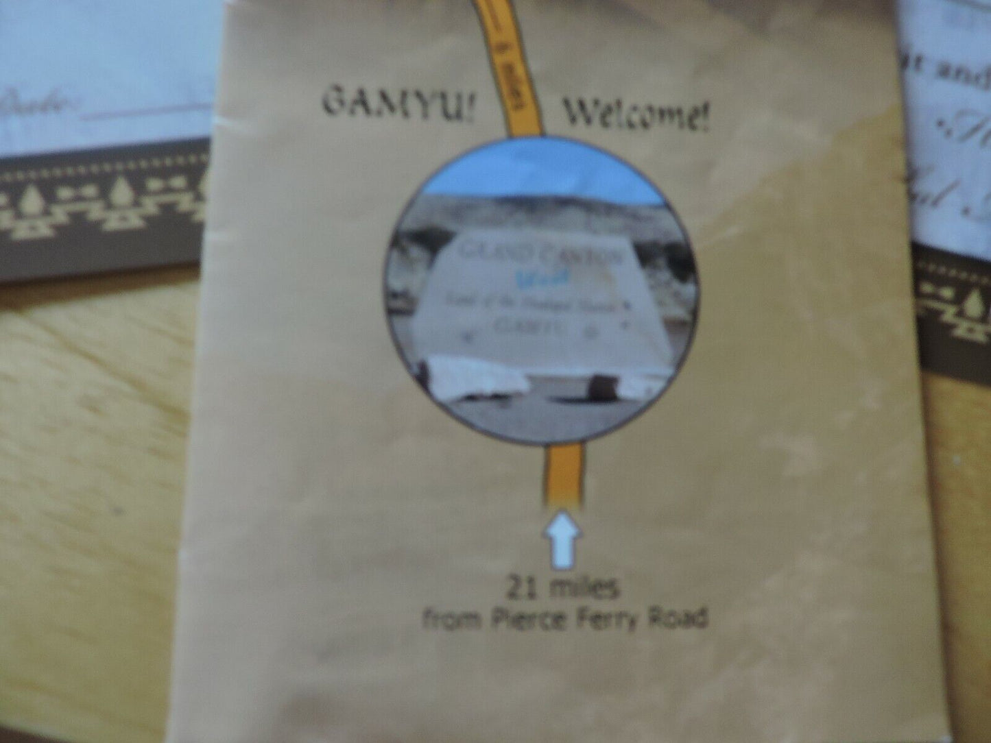 GRAND CANYON WEST-EXPERIENCE THE HUALAPAI LEGACY-guide and map-postcard-and more