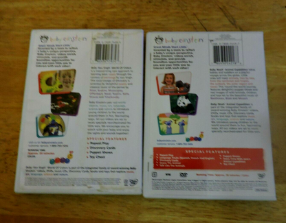 baby einstein SET OF TWO DVDs: BABY VAN GOGH & BABY NOAH AGES 1+