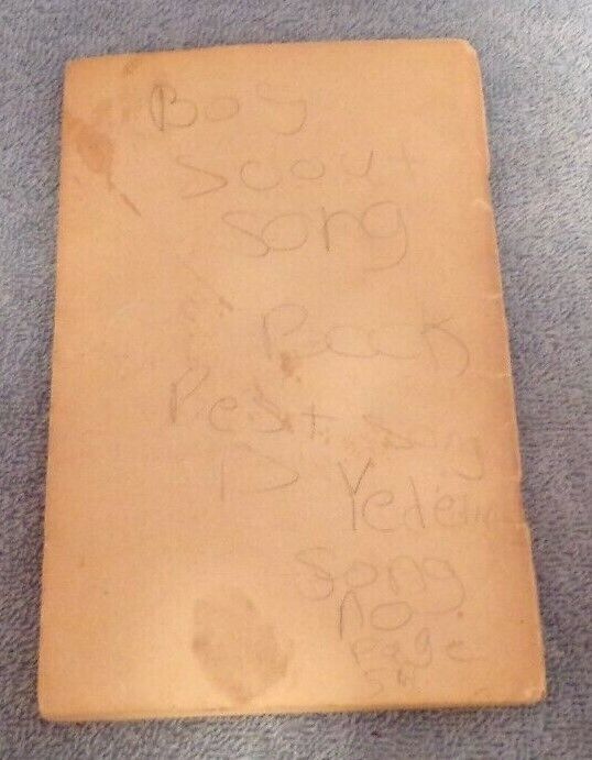 Vintage !956) Boy Scout Songbook-BSA