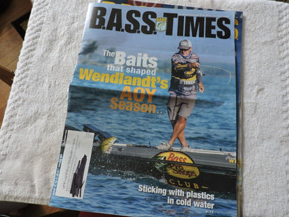 B.A.S.S. TIME,  LOT OF 4: JANUARY, FEBRUARY,  APRIL,  MAY 2021
