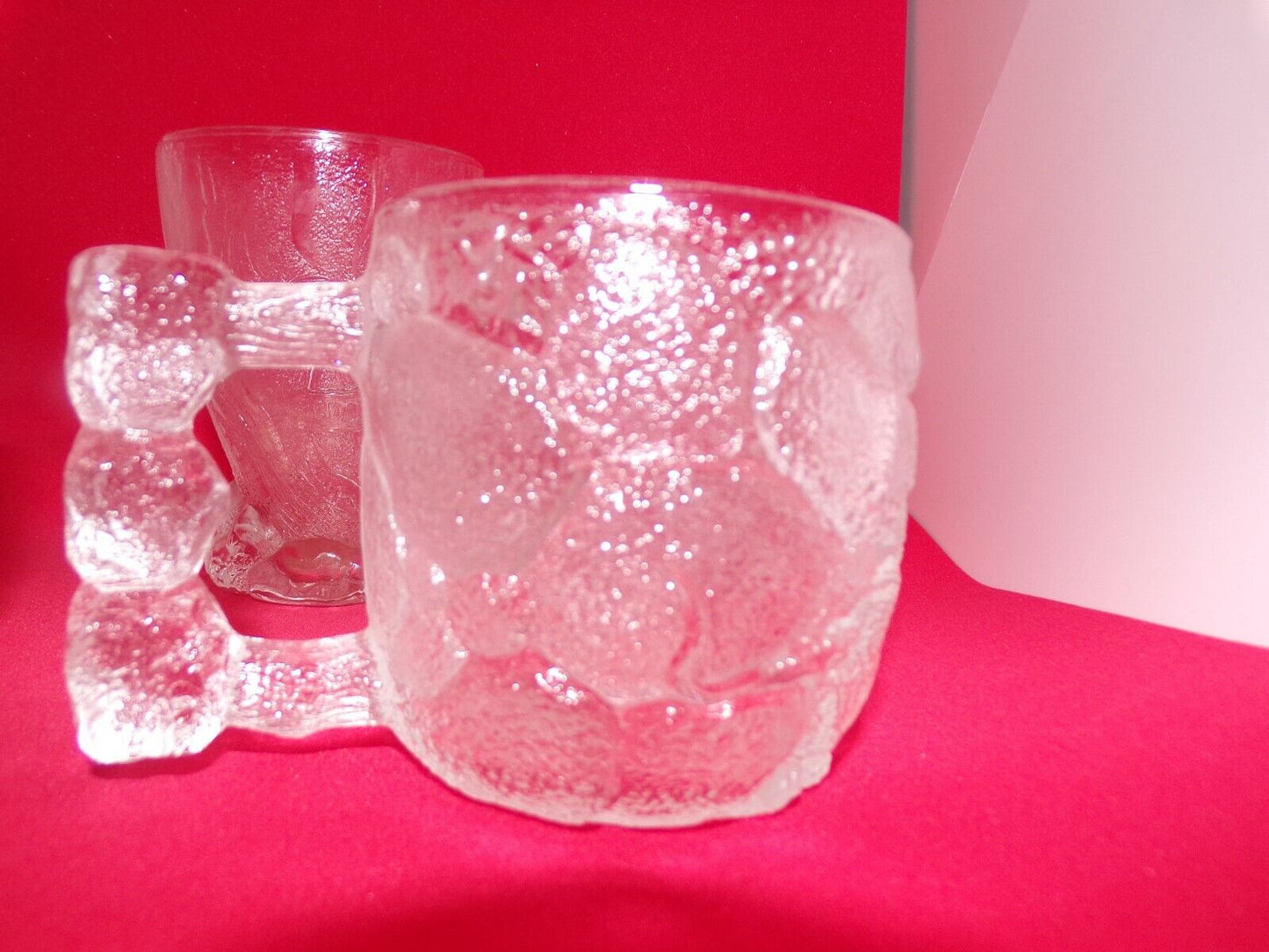 McDonald Flintstone Glass Mugs  set of 3