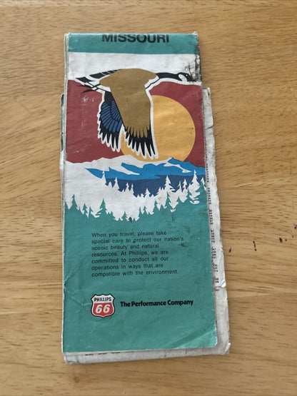 Missouri Road Map 1975 Edition