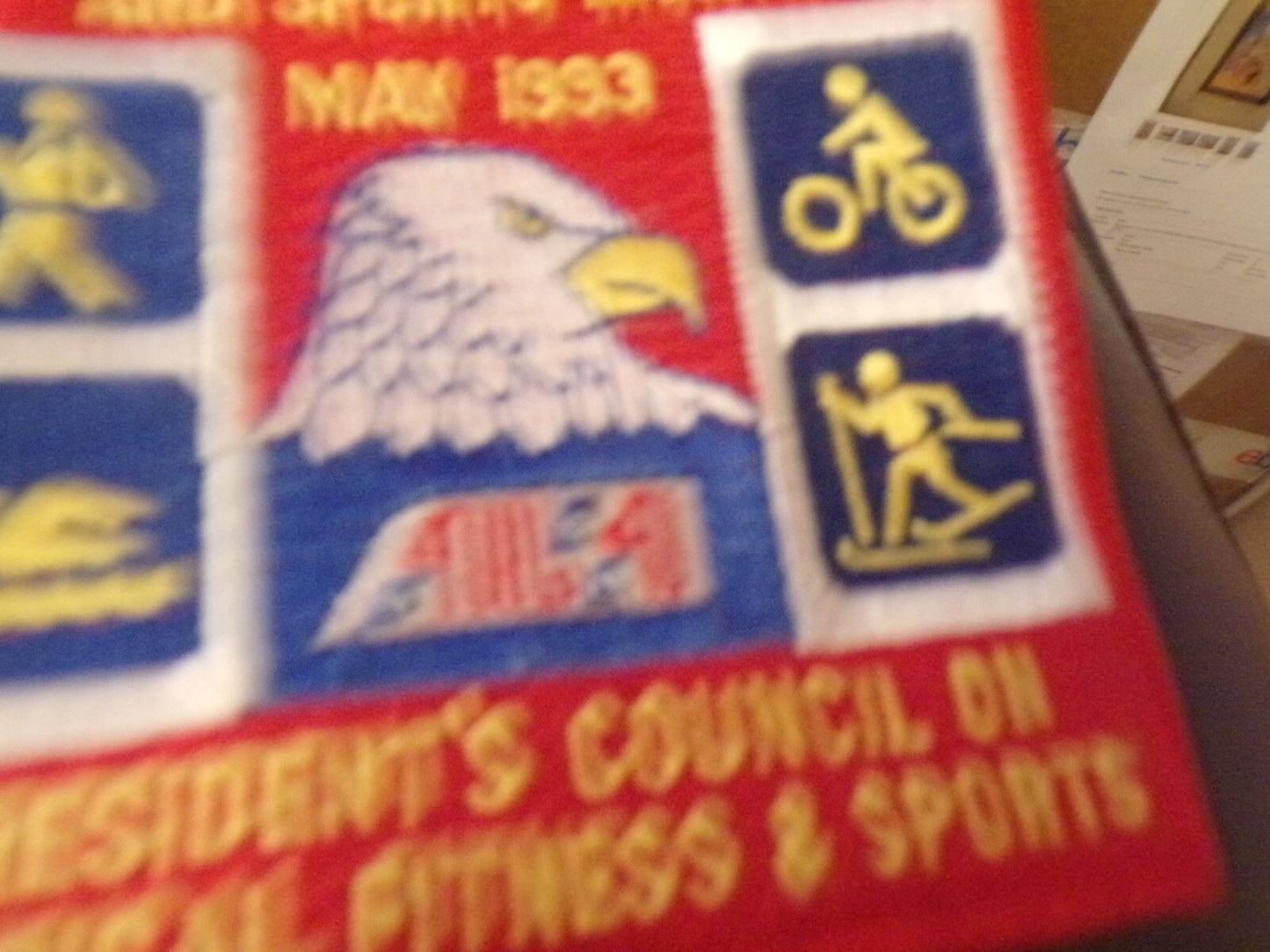 National Physical Fitness & Sports Month May 1993 Patch